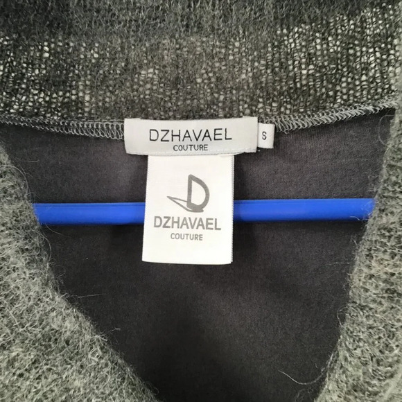 Women's Dzhavael Couture Long Sweater Tunic S Abstract Lagenlook Textile Art - Picture 11 of 11